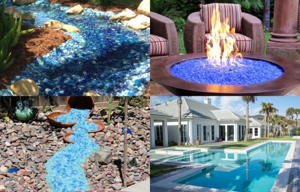 Colored Reflective Fire Glass